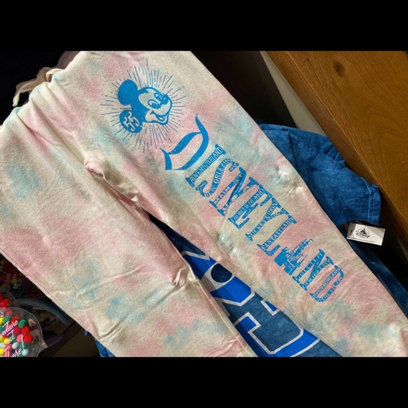 Disneyland Tie-Dye Sweatsuit - Worn once!!! Large/Medium - Picture 7 of 9